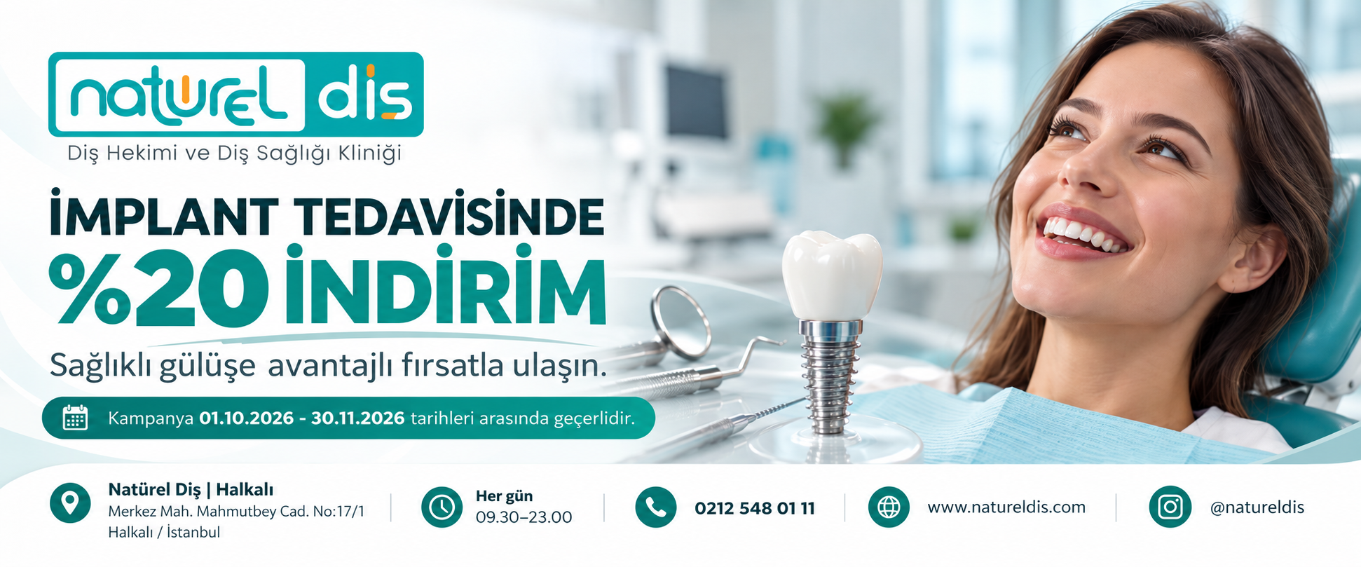 İmplant Tedavilerinde İndirimi Kaçırmayın!